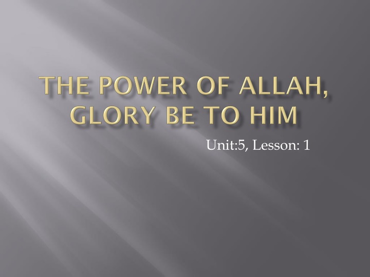Surah Mulk: Trust in Allah and His Power