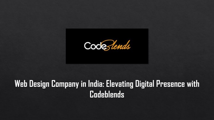 Web Design Company in India