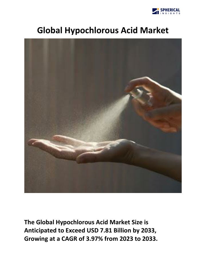 global hypochlorous acid market n.w