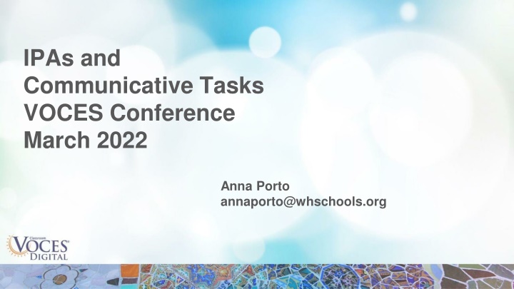 Enhancing Language Proficiency Through IPAs and Communicative Tasks