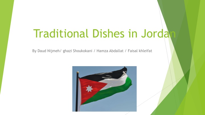 Traditional Dishes in Jordan: Mansaf, Makmoura, and Zarb