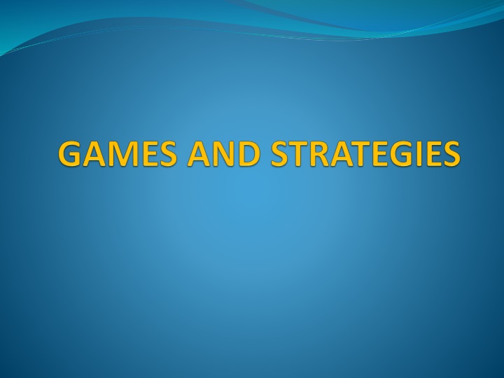 Competitive Decision Making in Games