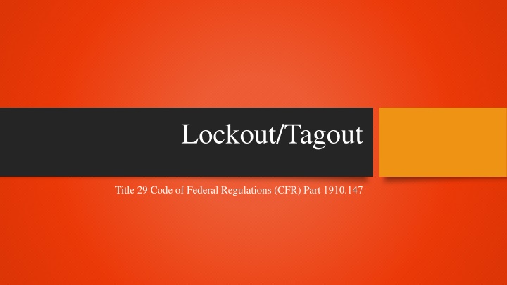 Comprehensive Guide to Lockout/Tagout Procedures in Industries