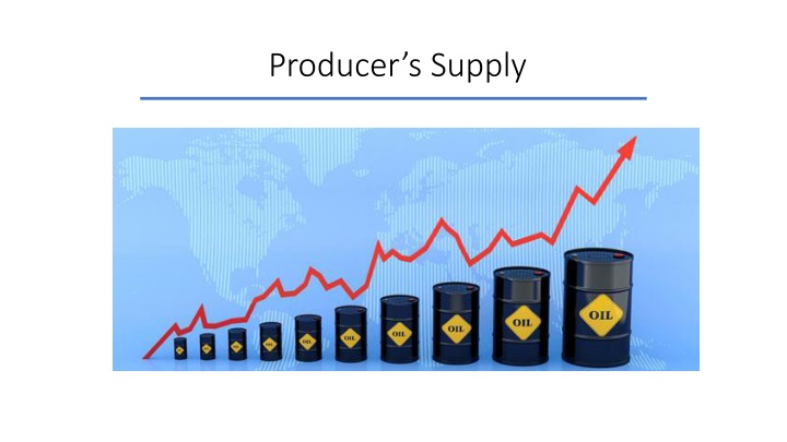 Producer Economics: Concepts and Strategies