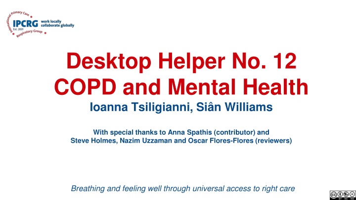 Managing Mental Health in COPD Patients: Practical Insights and Interventions
