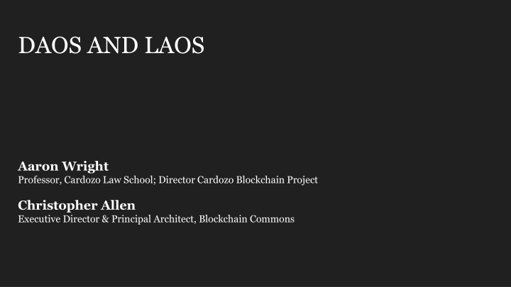 The Evolution of Organizations and Blockchain Innovation