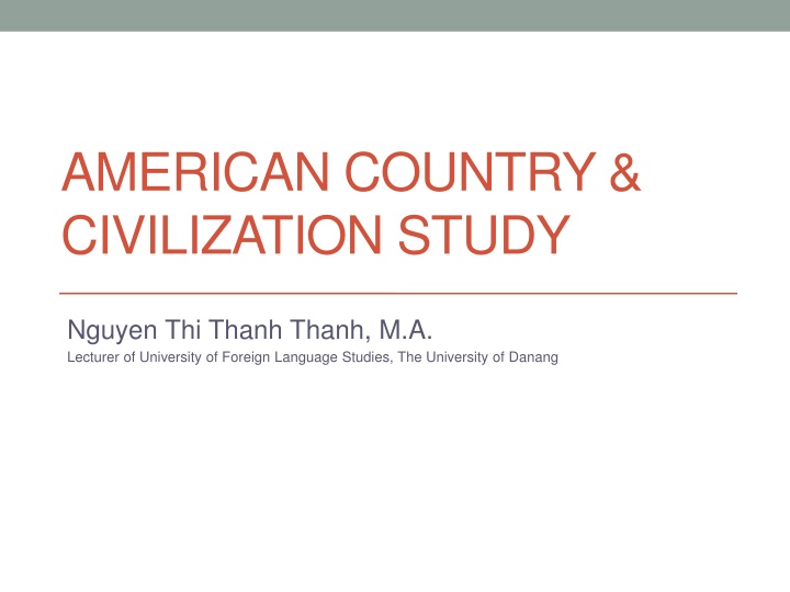 Overview of American Education System and Quality