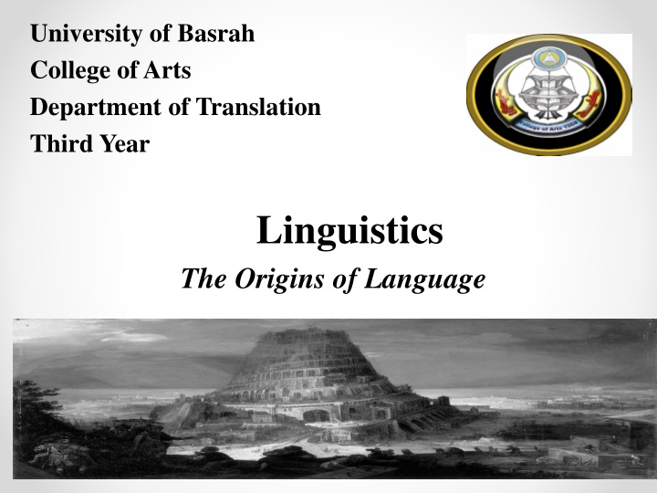 The Origins of Language: Exploring Different Theories