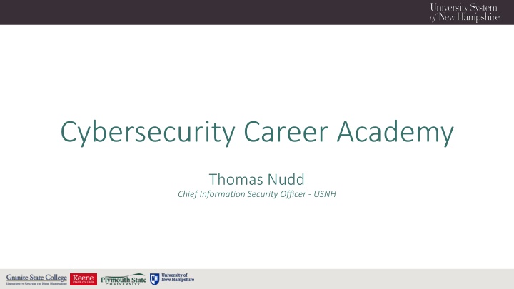 Cybersecurity Career Path Overview
