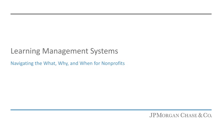 Learning Management Systems for Nonprofits