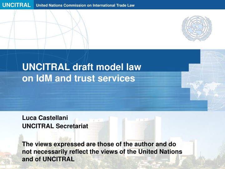 Draft UNCITRAL Model Law on Identity Management and Trust Services