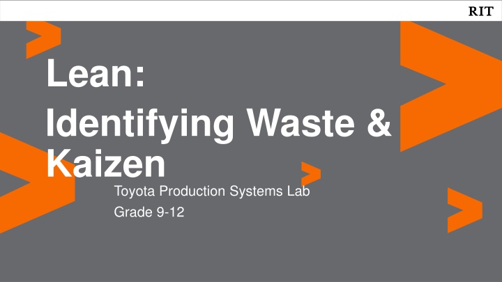 Waste and Kaizen in Toyota Production Systems