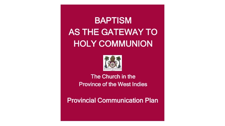 The Significance of Baptism as the Gateway to Holy Communion