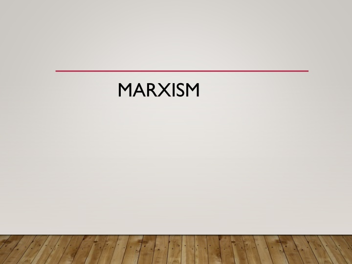 Marxism: Principles and Theories Explored