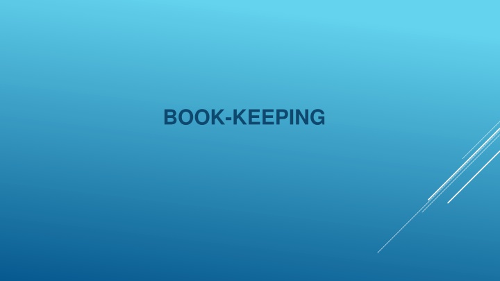 Book-keeping and Accounting in Business