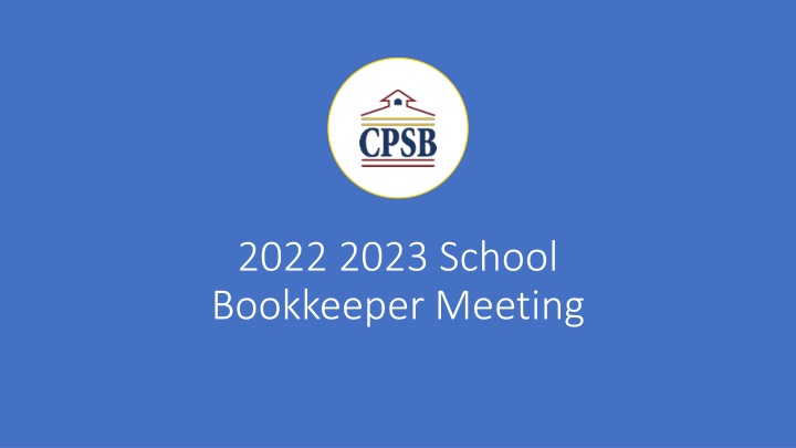 Financial Management Guidelines for School Bookkeepers