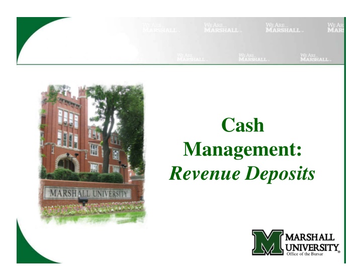Secure Cash Handling Procedures for Office of the Bursar