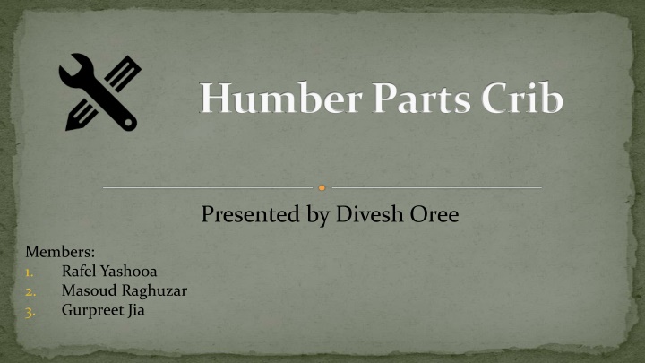 Revolutionizing Humber Parts Crib: An Innovative Project Proposal