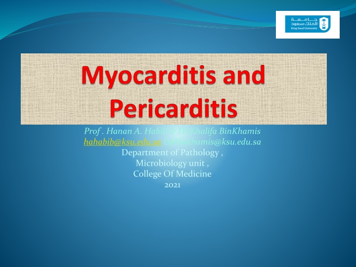 Myocarditis: Epidemiology, Pathogenesis, and Management
