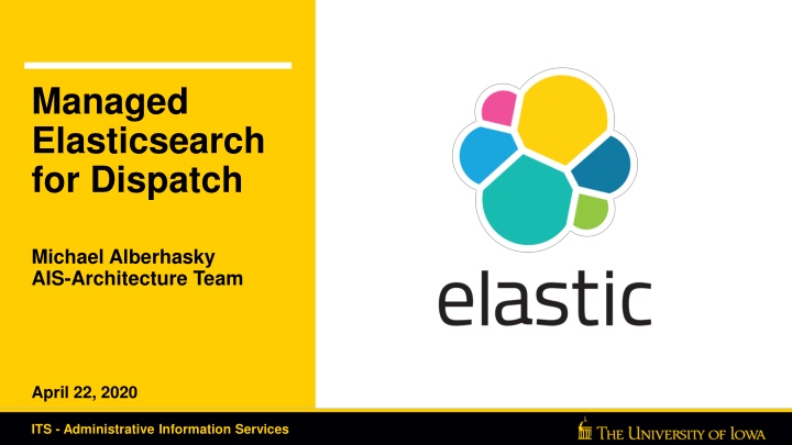 Managed Elasticsearch for Dispatch Services