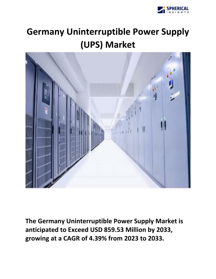 germany uninterruptible power supply ups market n.w