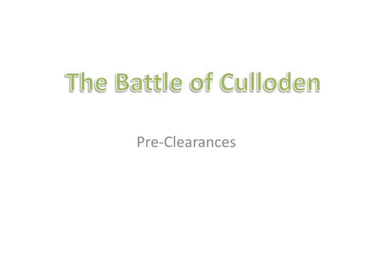 The Battle of Culloden: Events, Defeat Reasons, and Outcome