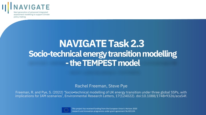 Socio-technical Energy Transition Modelling: The TEMPEST Model
