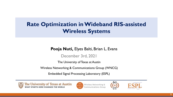 Rate Optimization in Wideband RIS-assisted Wireless Systems