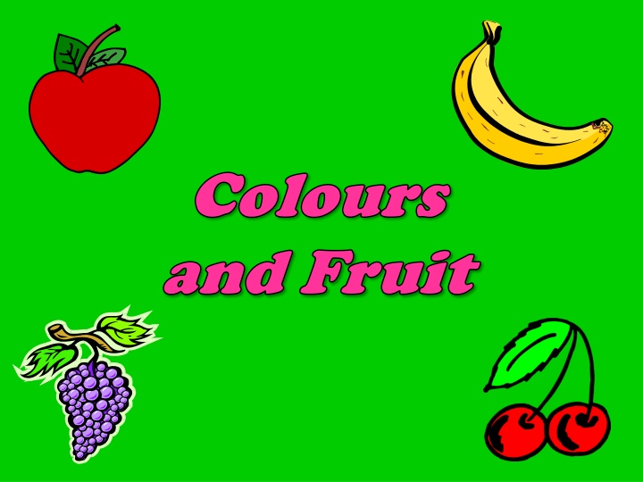 Colors and Fruits: An Interactive Visual Experience