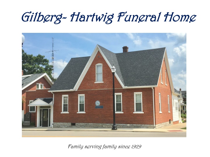 Gilberg-Gilberg-Hartwig Funeral Home Service Packages