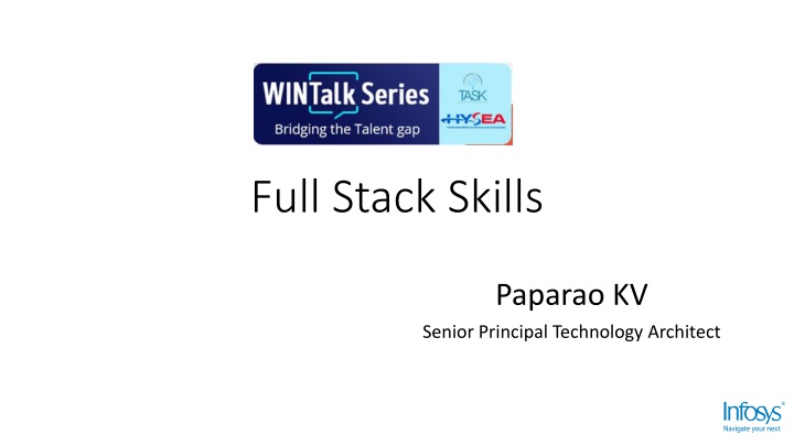 Full Stack Skills for Digital Era Technology Architect
