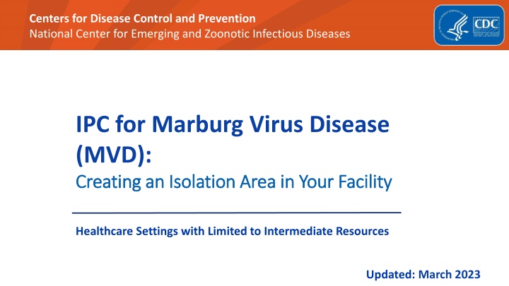 Guidelines for Setting Up Isolation Area in Healthcare Facilities