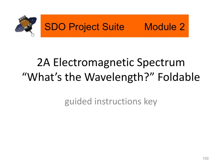 Electromagnetic Spectrum with Wavelengths Foldable