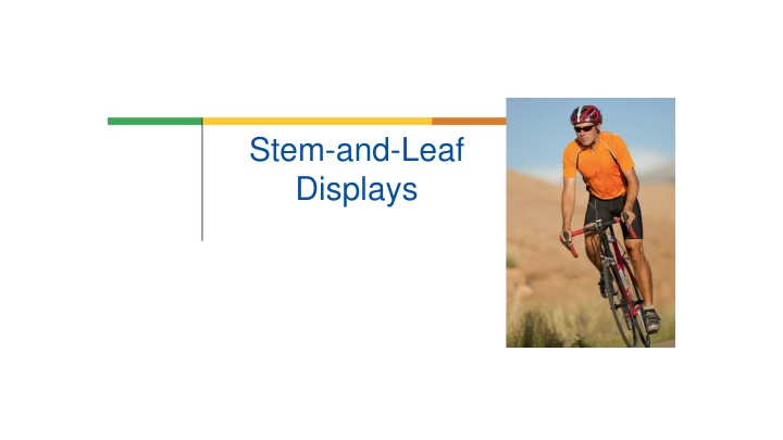 Stem-and-Leaf Displays in Data Analysis