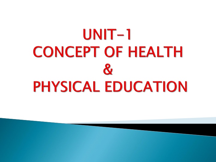 Comprehensive Overview of Health and Wellness Principles