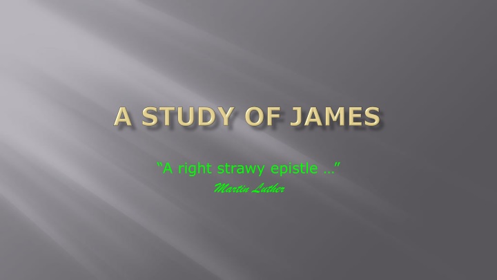 Unveiling the Authorship of the Book of James