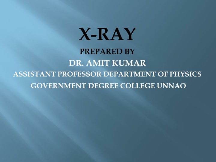 X-Ray Radiation: A Comprehensive Overview
