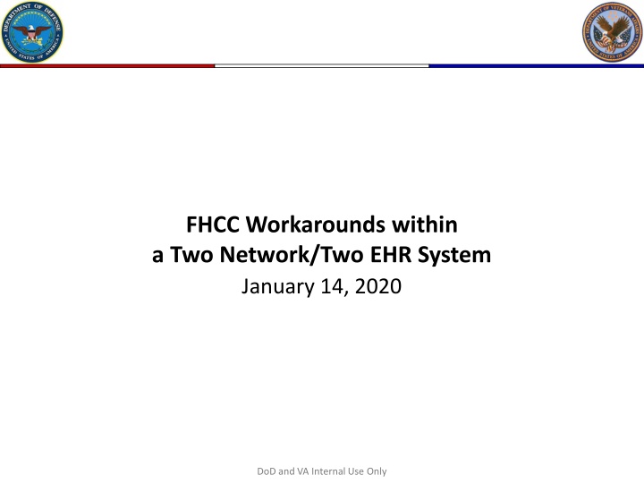 FHCC Workarounds Within a Two-Network/EHR System