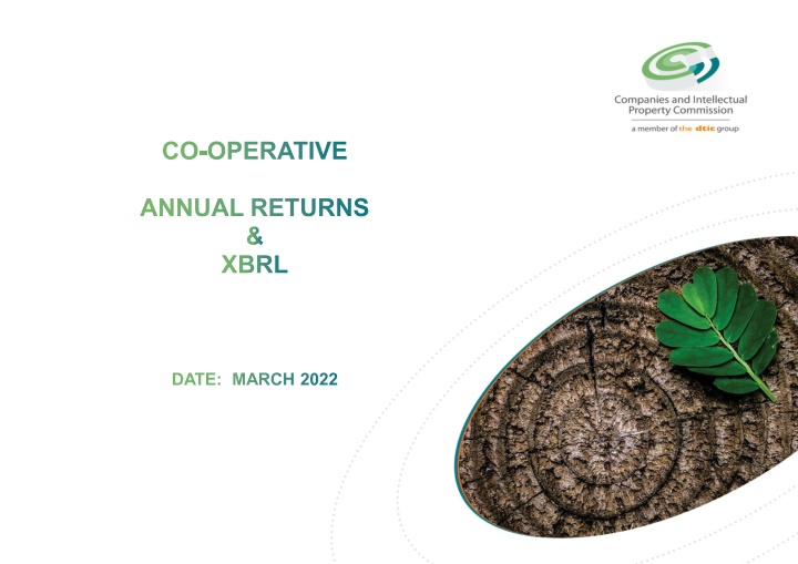 Co-operative Annual Returns & XBRL Date: March 2022