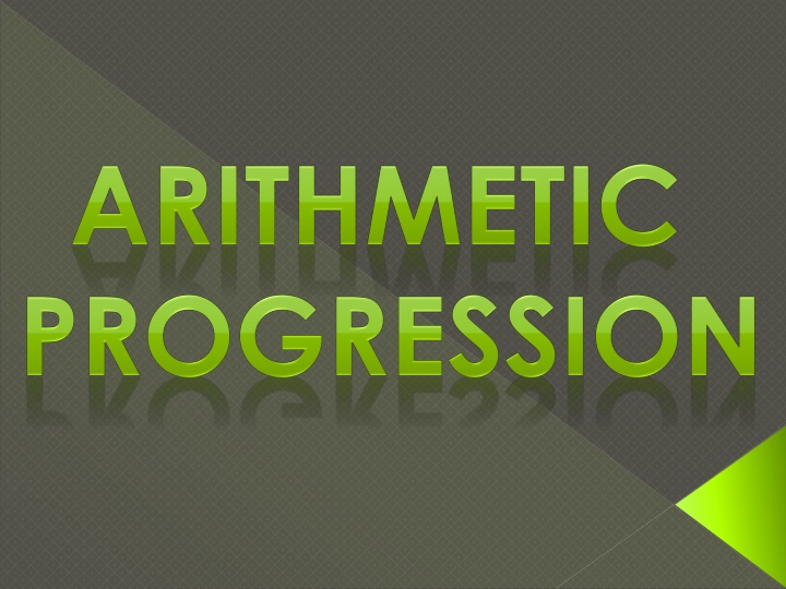 Arithmetic Progression (AP) Concepts