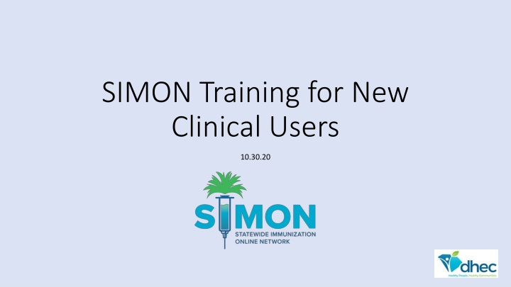 SIMON Training for New Clinical Users - Comprehensive Guide