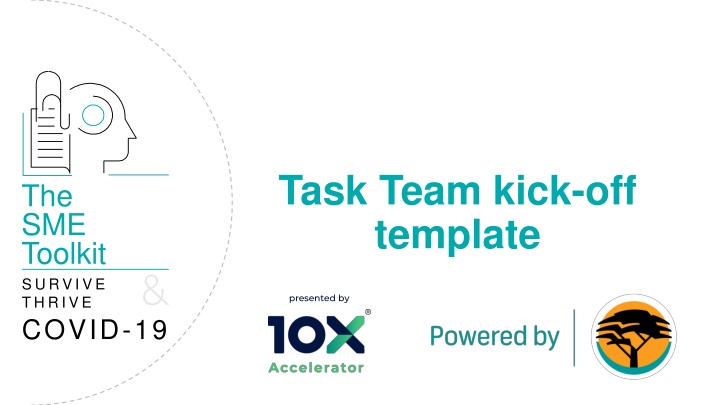 Task Team Kick-Off Meeting to Address SME Toolkit & Survive Thrive COVID-19 Challenges