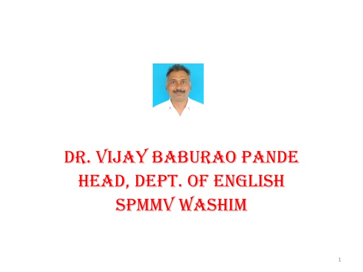 English Literature through B. Prasad's Perspective