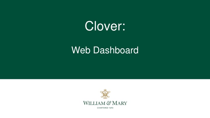 Efficient Business Management with Clover Web Dashboard
