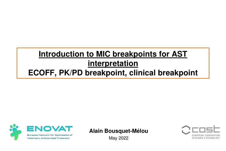 MIC Breakpoints in Antibiotic Susceptibility Testing