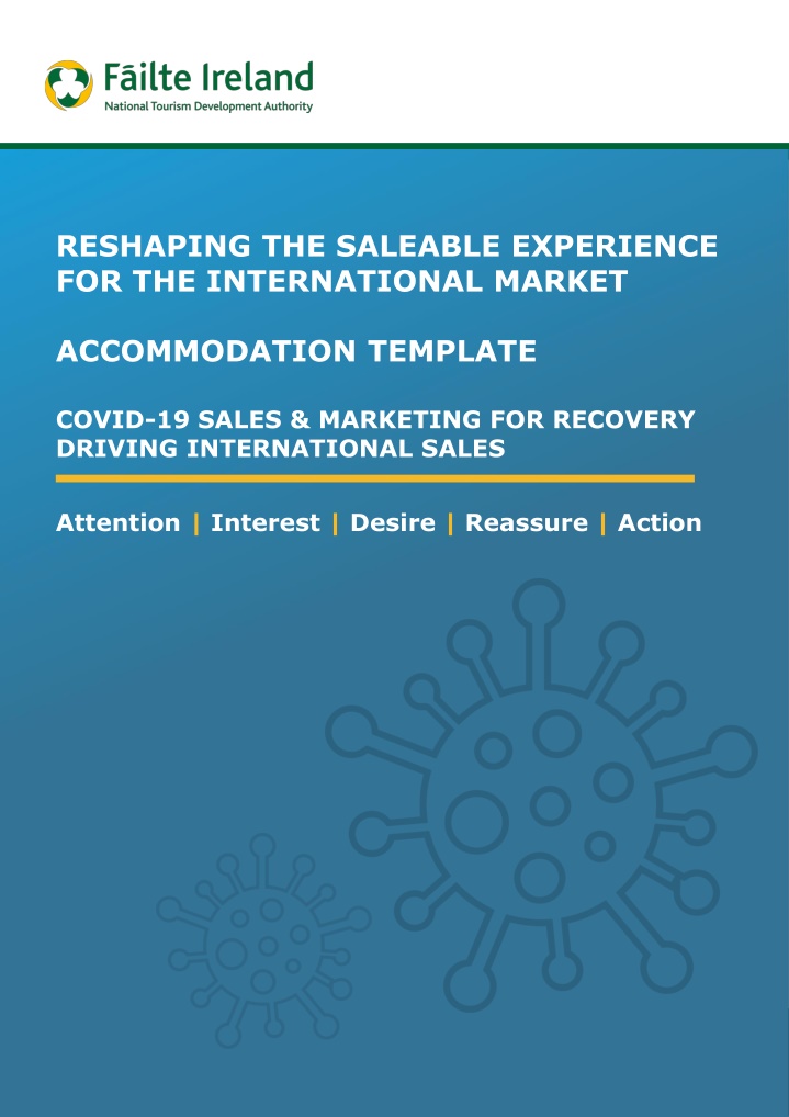 Reshaping International Market Accommodation Sales & Marketing for COVID-19 Recovery