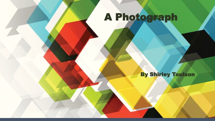 Recollection Through A Photograph: Shirley Toulson's Poetic Tribute