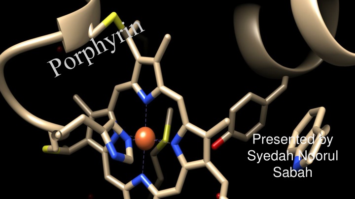 The Importance of Porphyrins in Living Organisms