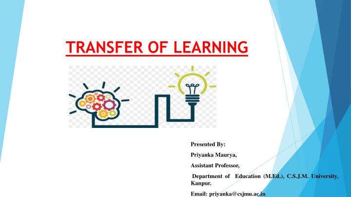 Transfer of Learning in Education