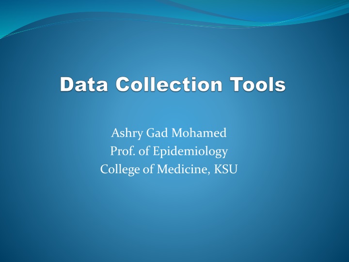 Data Collection Techniques in Epidemiology